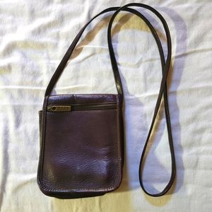 Vintage leather Bass bag